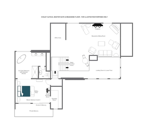 Chalet Alpaca Meribel Floor Plan 3